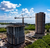 Ход строительства дома 1 в ЖК Черемушки на Приморской -