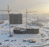 Ход строительства дома 14 в ЖК Радуга Сибири -