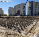Ход строительства дома 144.1 в ЖК Ручьи -