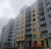 Ход строительства дома 29 (ГП-1) в ЖД Рассвет -