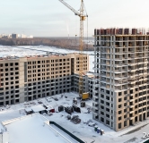 Ход строительства дома № 2, корпус 1, этап 3.1 в ЖК Скандиа. Квартал в Комарово Парк -