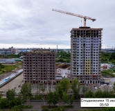 Ход строительства дома к 18 в ЖК Сподвижники -