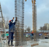 Ход строительства дома 1 в ЖК Ньютон. 745 -