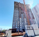 Ход строительства дома 6 в ЖК Уральский -