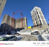 Ход строительства дома 1 в ЖК Рассвет -