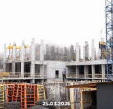 Ход строительства дома 1 в ЖК Соната Парк -