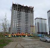 Ход строительства дома ГП-1 в ЖК Дебют -