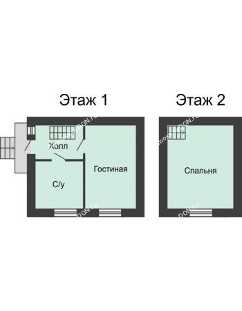 2 комнатная квартира 50 м² в КП Красный сад, дом Тип 2, 50 м²