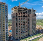 Ход строительства дома 3 в ЖК Аллея Парк -