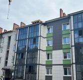 Ход строительства дома 2 в ЖК Бюрили -