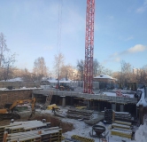 Ход строительства дома 1.2 в ЖК На Шефской -