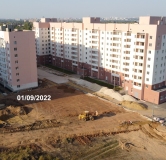 Ход строительства дома №6, 18 квартал в Жилой район Волгарь -