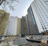 Ход строительства дома 1.1 в ЖК Небосклоны -