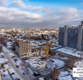 Ход строительства дома 1 в ЖК Citatum -