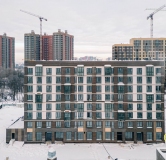 Ход строительства дома 30 в ЖК Живи! в Рыбацком -