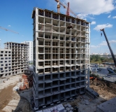 Ход строительства дома 10, корпус 2 в ЖК Остров-сад -