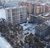 Ход строительства дома 13 в ЖК Квартал на Российской -