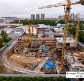 Ход строительства дома 1 в ЖК Citatum -