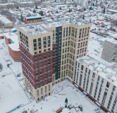 Ход строительства дома секция 1.7 в ЖК 19/56. Кварталы Телецентра -