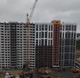 Ход строительства дома № 107, 1 секция в ЖК Боровое -