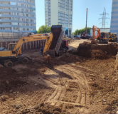 Ход строительства дома 1 в ЖД Парковый -