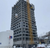 Ход строительства дома 2 в ЖК Динамика -