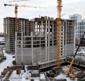 Ход строительства дома № 1 в ЖК Секреты -