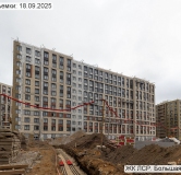 Ход строительства дома 5Б, 1 этап в ЖК ЛСР.Большая Охта -