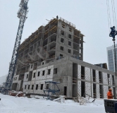 Ход строительства дома 1 в ЖД По ул. Ахметшина -