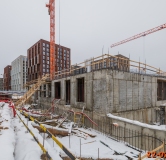 Ход строительства дома 19А в ЖК Шкиперский 19 -