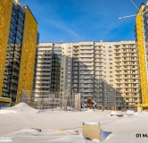 Ход строительства дома 4, 3 этап в ЖК Медовый -