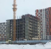 Ход строительства дома № 6 (ГП-4) в Микрорайон Комсомольский -