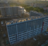 Ход строительства дома 15 в ЖК Манхэттен -