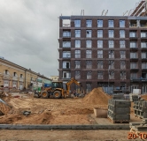 Ход строительства дома корпус 2.1, 2.2 в ЖК Лермонтовский 54 -