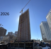 Ход строительства дома 2 в ЖК Грани -