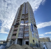 Ход строительства дома Литер 25 в ЖК Фонтаны -