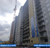 Ход строительства дома 2, 3 очередь в ЖК Радужный Парк -