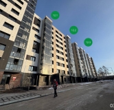 Ход строительства дома 12, секция 12.1, 12.2, 12.3 в ЖК Авиатоr -