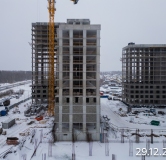 Ход строительства дома № 2 (1714) в ЖК Сибирский -