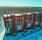 Ход строительства дома 49а в ЖК Вишневая Горка -