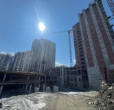 Ход строительства дома 1.4 в ЖК Нагорный -