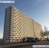 Ход строительства дома корпус 1 в ЖК Октябрьская Набережная -
