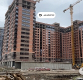 Ход строительства дома Литер 62 в ЖК Самолет -