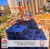 Ход строительства дома Литер 2 в ЖК Four Premiers (Фор Премьерс) -