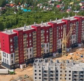 Ход строительства дома 47 в ЖК Вишневая Горка -