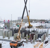 Ход строительства дома 4, корпус 5 в ЖК Страна.Прибрежная -