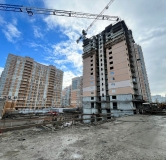 Ход строительства дома № 95В, 2 этап в ЖК На Ленина -