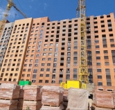 Ход строительства дома 1.2 в ЖК Бирюзова Парк -