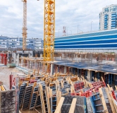 Ход строительства дома 1 в ЖК Оригана -