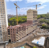 Ход строительства дома литер 1 в ЖК Эльбрус -